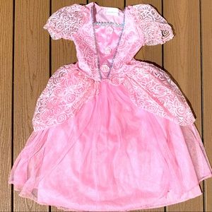 EXQUISITE LITTLE GIRL PRINCESS GOWN ONE SIZE 3+